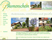 Tablet Screenshot of ferienwohnung-blumenschein.de